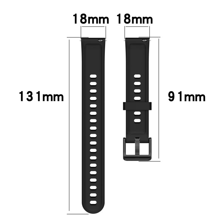 For Realme Band 2 Silicone Watch Band