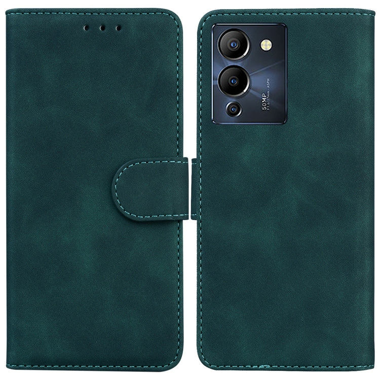 For Infinix Note 12 G96/X670 Skin Feel Pure Color Flip Leather Phone Case