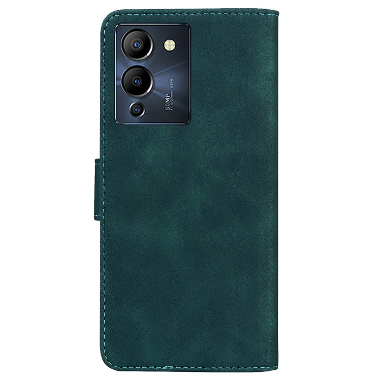 For Infinix Note 12 G96/X670 Skin Feel Pure Color Flip Leather Phone Case