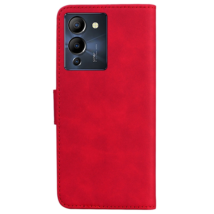 For Infinix Note 12 G96/X670 Skin Feel Pure Color Flip Leather Phone Case