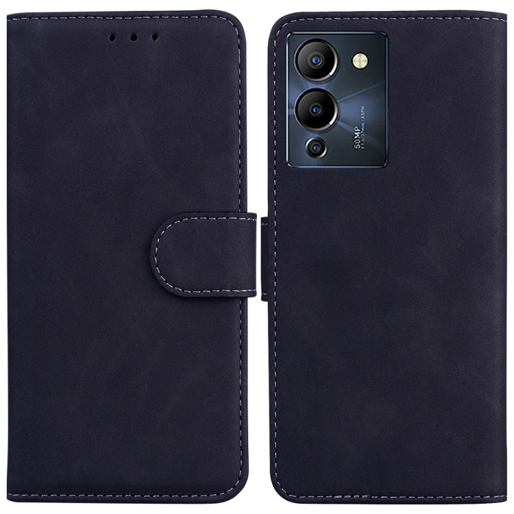 For Infinix Note 12 G96/X670 Skin Feel Pure Color Flip Leather Phone Case