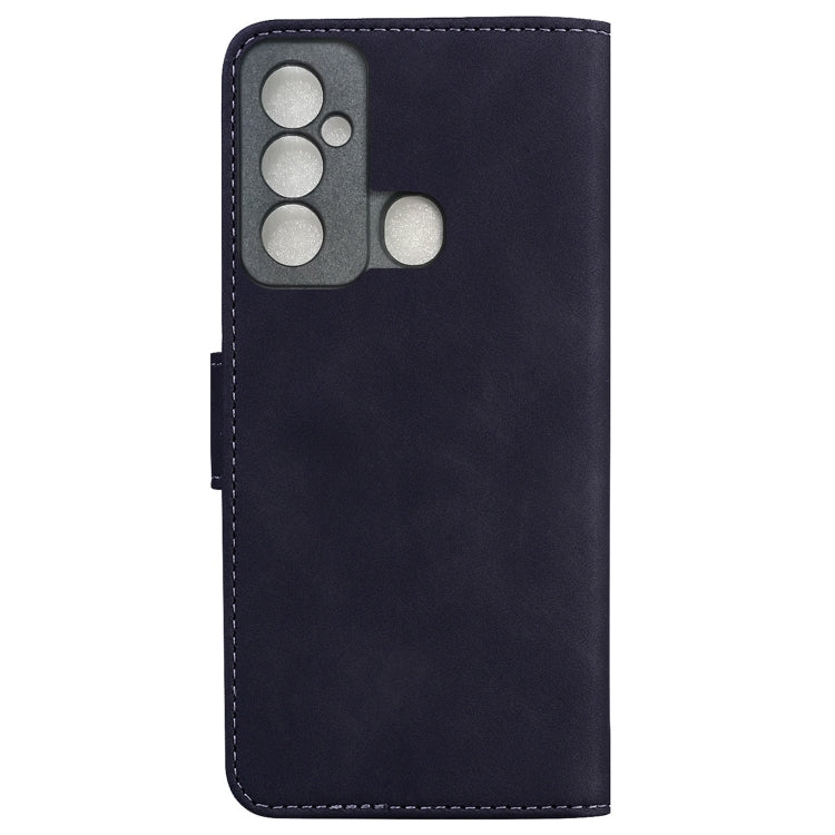 For Tecno Spark 6 GO Skin Feel Pure Color Flip Leather Phone Case