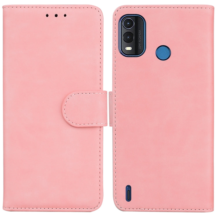 For Nokia G11 Plus Skin Feel Pure Color Flip Leather Phone Case