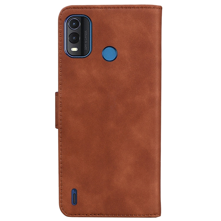 For Nokia G11 Plus Skin Feel Pure Color Flip Leather Phone Case