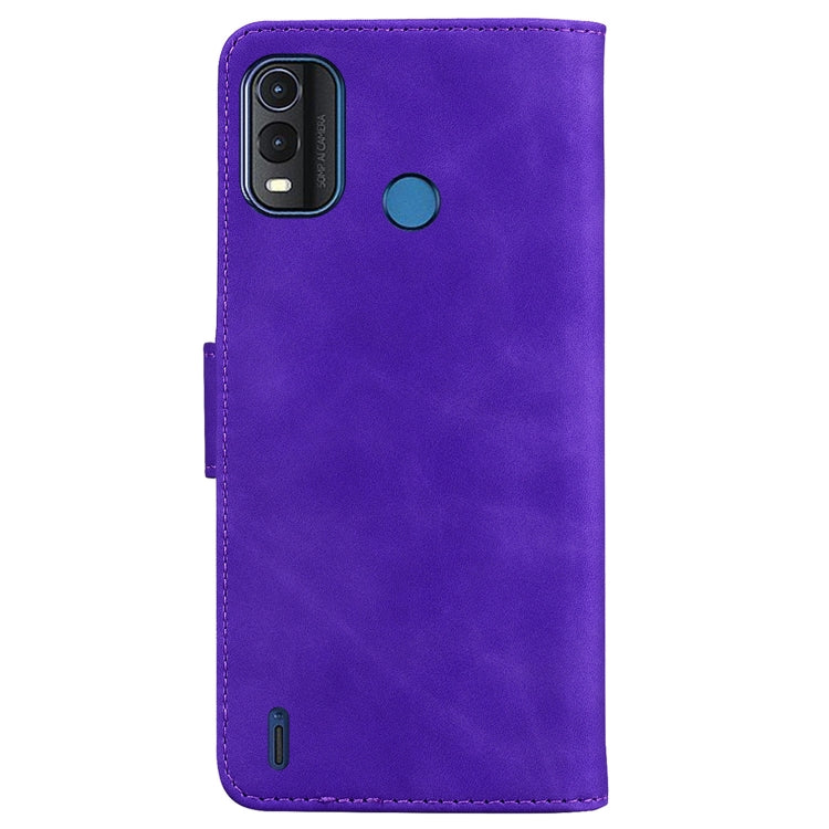For Nokia G11 Plus Skin Feel Pure Color Flip Leather Phone Case