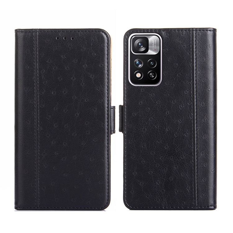 For Xiaomi Redmi Note 11 Pro 5G / Note 11 Pro+ 5G Ostrich Texture Flip Leather Phone Case