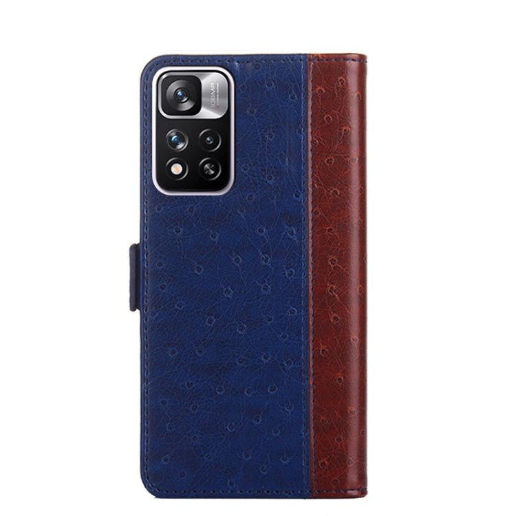 For Xiaomi Redmi Note 11 Pro 5G / Note 11 Pro+ 5G Ostrich Texture Flip Leather Phone Case