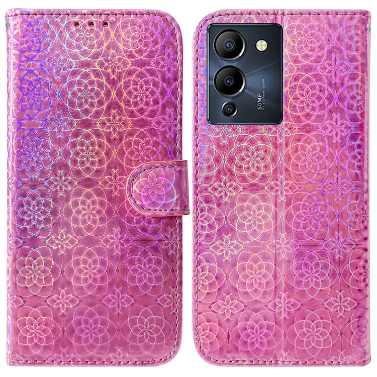For Infinix Note 12 G96/X670 Colorful Magnetic Buckle Leather Phone Case