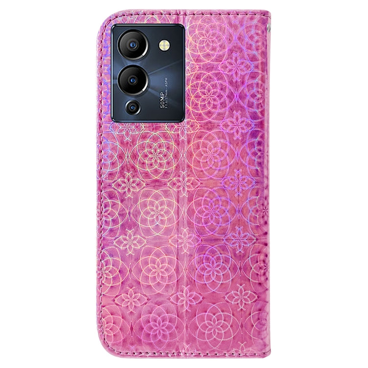 For Infinix Note 12 G96/X670 Colorful Magnetic Buckle Leather Phone Case