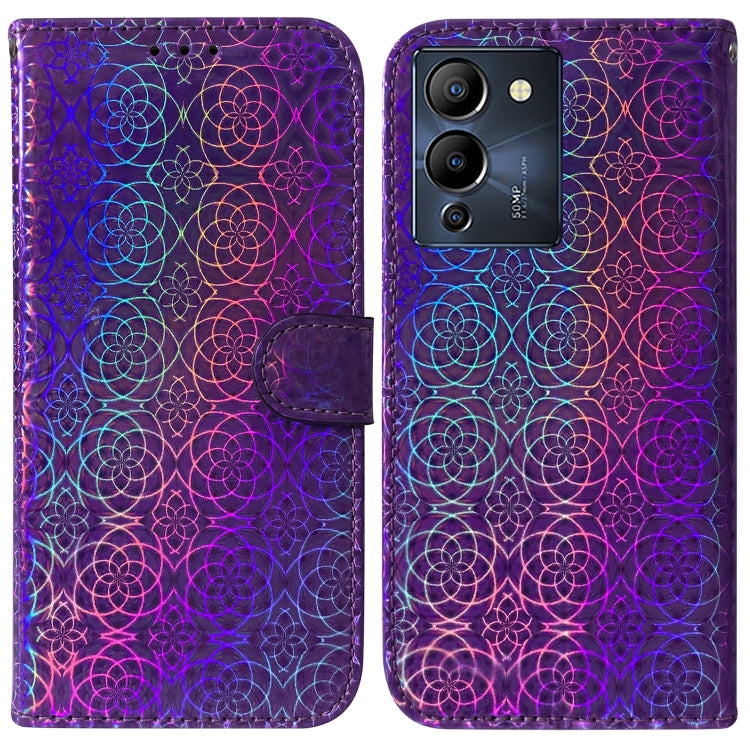 For Infinix Note 12 G96/X670 Colorful Magnetic Buckle Leather Phone Case