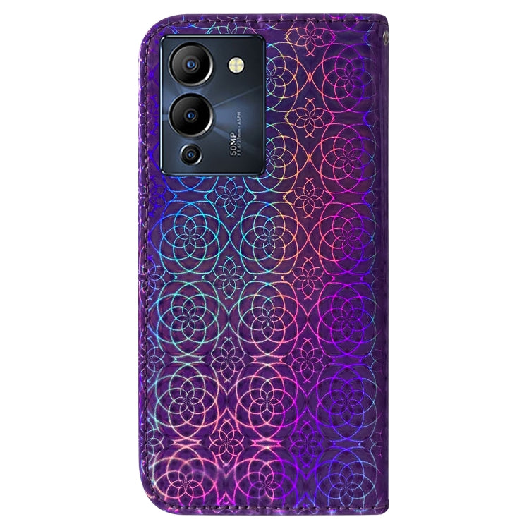 For Infinix Note 12 G96/X670 Colorful Magnetic Buckle Leather Phone Case