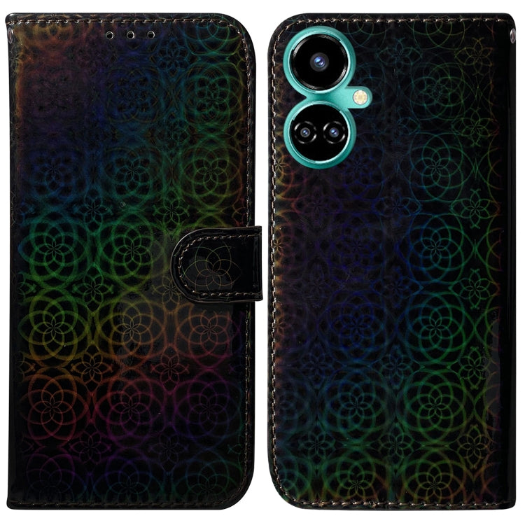 For Tecno Camon 19 Colorful Magnetic Buckle Leather Phone Case