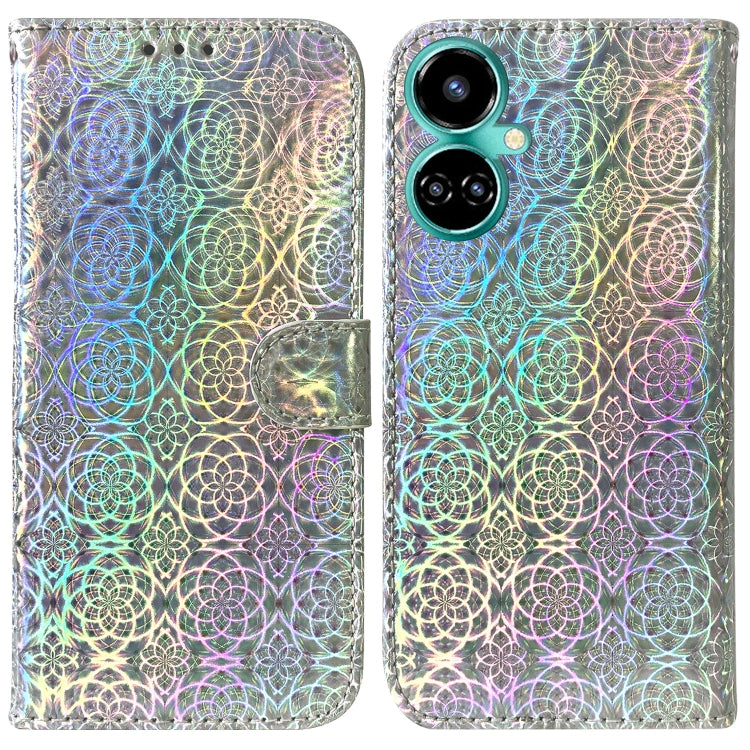 For Tecno Camon 19 Colorful Magnetic Buckle Leather Phone Case