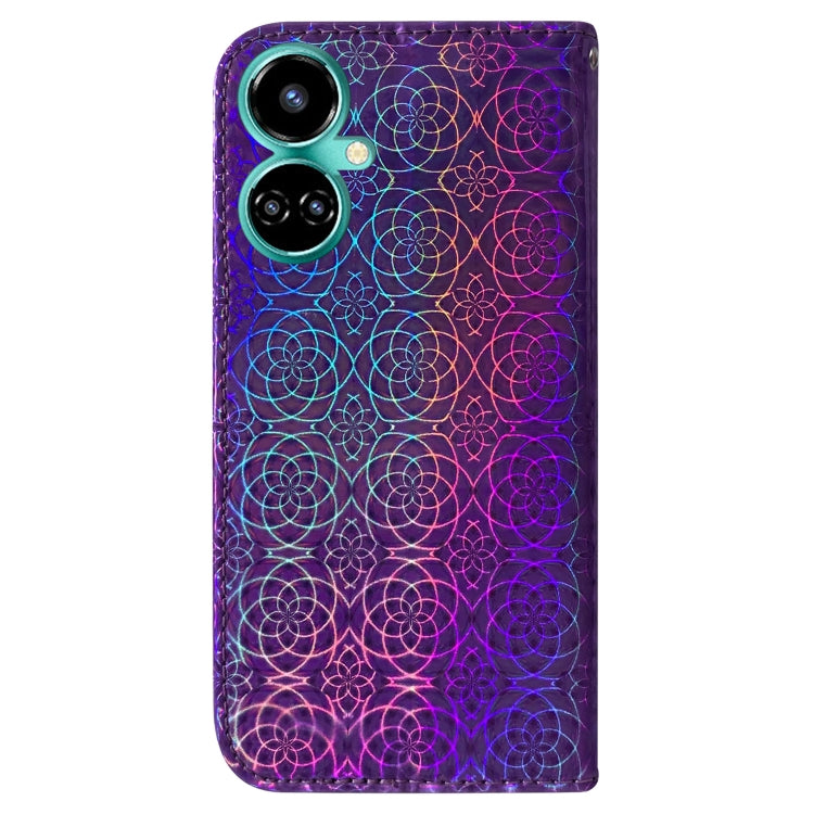 For Tecno Camon 19 Pro 5G Colorful Magnetic Buckle Leather Phone Case