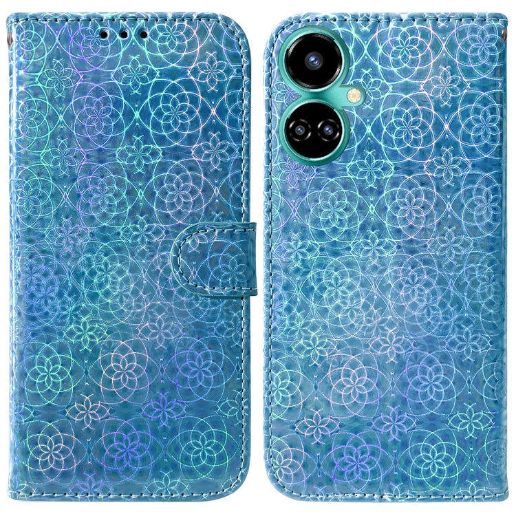 For Tecno Camon 19 Pro 5G Colorful Magnetic Buckle Leather Phone Case