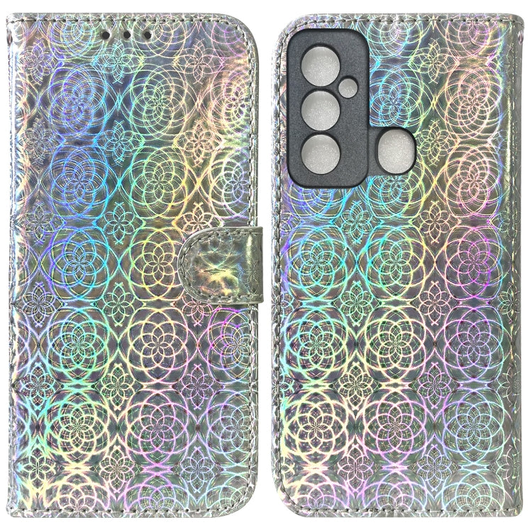 For Tecno Spark 6 GO Colorful Magnetic Buckle Leather Phone Case