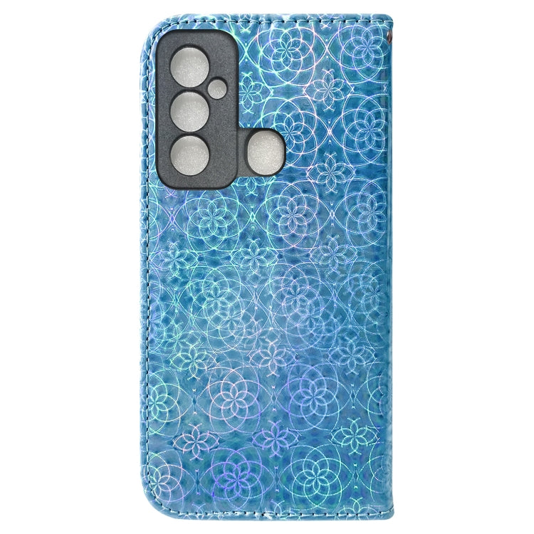 For Tecno Spark 6 GO Colorful Magnetic Buckle Leather Phone Case