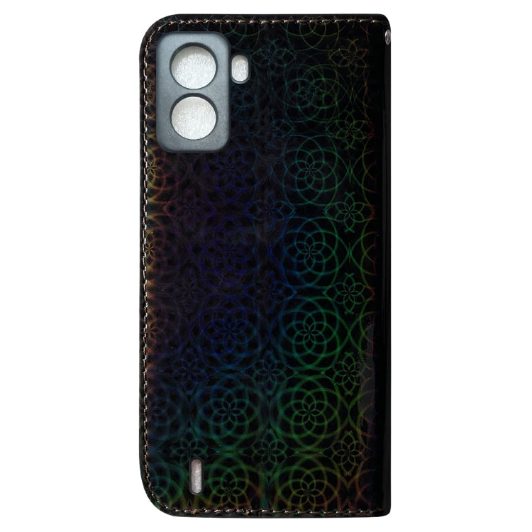 For Tecno Pop 6 No Fingerprints Colorful Magnetic Buckle Leather Phone Case
