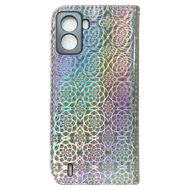 For Tecno Pop 6 No Fingerprints Colorful Magnetic Buckle Leather Phone Case
