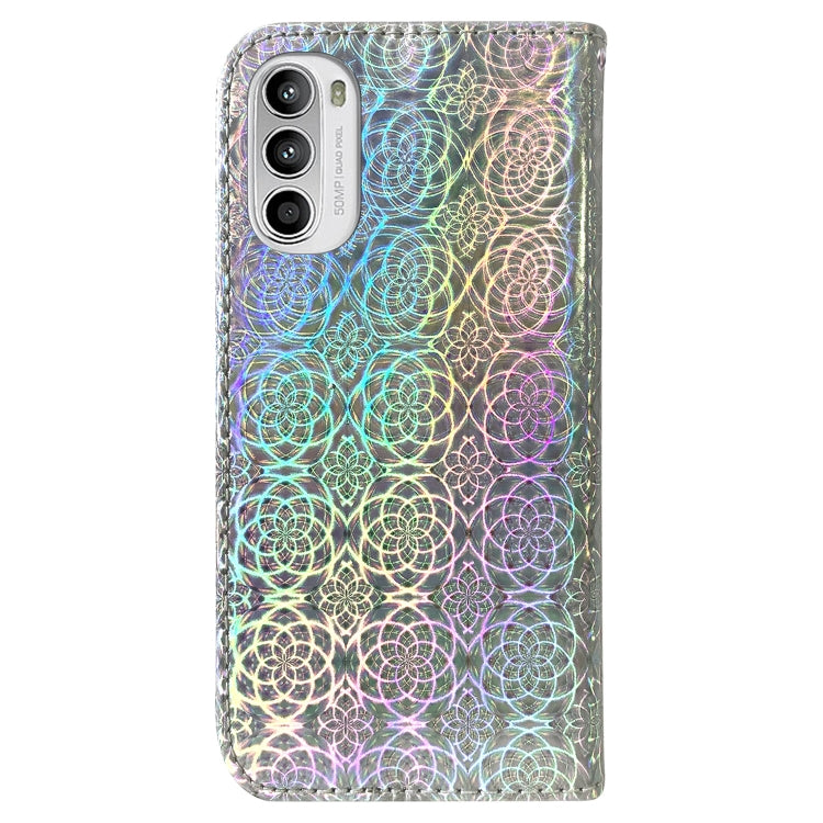 For Motorola Moto G62 5G Colorful Magnetic Buckle Leather Phone Case