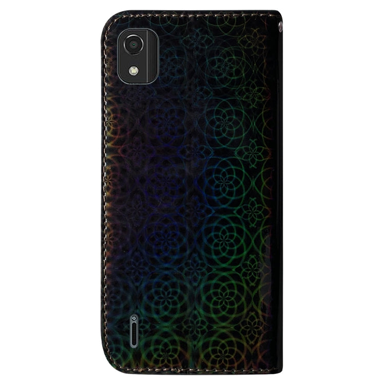 For Nokia C2 2nd Edition Colorful Magnetic Buckle Leather Phone Case