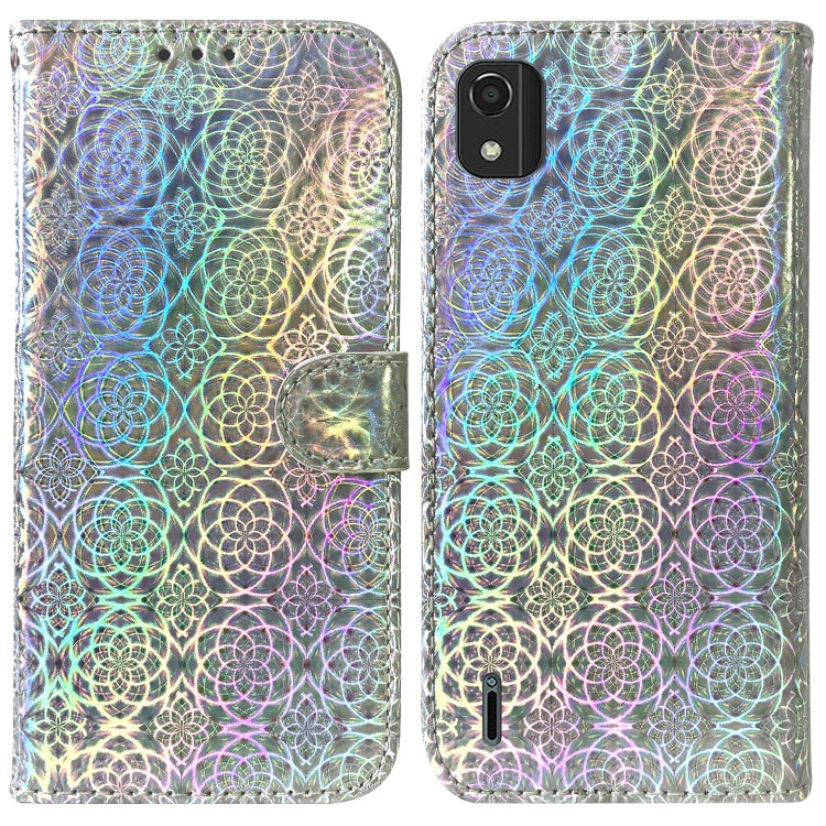 For Nokia C2 2nd Edition Colorful Magnetic Buckle Leather Phone Case