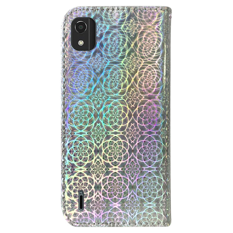 For Nokia C2 2nd Edition Colorful Magnetic Buckle Leather Phone Case