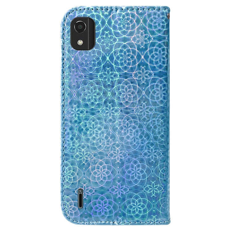 For Nokia C2 2nd Edition Colorful Magnetic Buckle Leather Phone Case