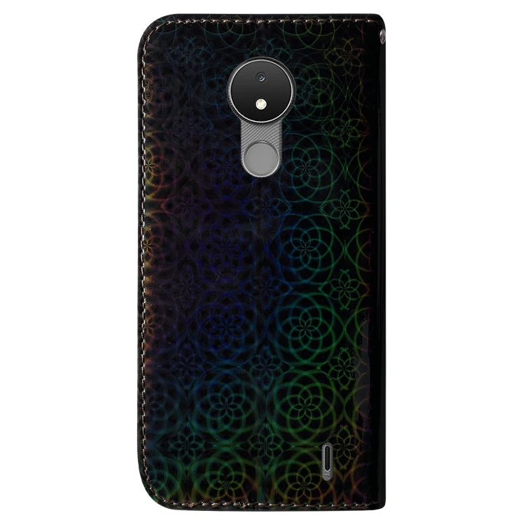 For Nokia C21 Colorful Magnetic Buckle Leather Phone Case