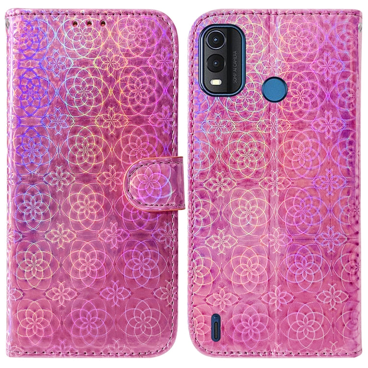 For Nokia G11 Plus Colorful Magnetic Buckle Leather Phone Case