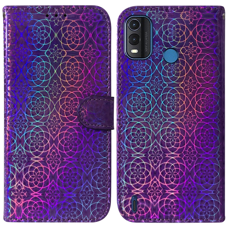 For Nokia G11 Plus Colorful Magnetic Buckle Leather Phone Case