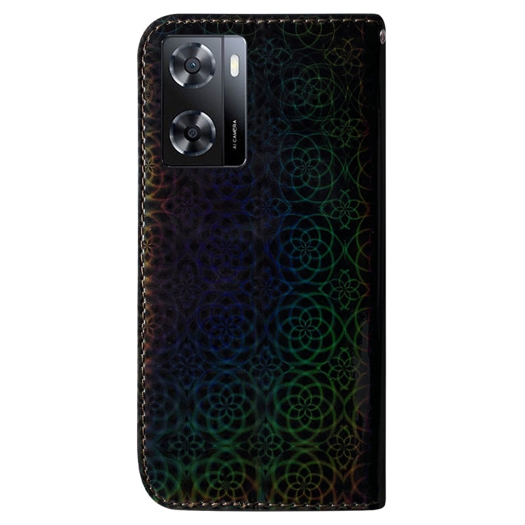 For OPPO A57 2022 4G/A57 2022 5G/Realme Q5i/Realme V23 5G/Realme Narzo 50 5G/A77 5G Colorful Magnetic Buckle Leather Phone Case