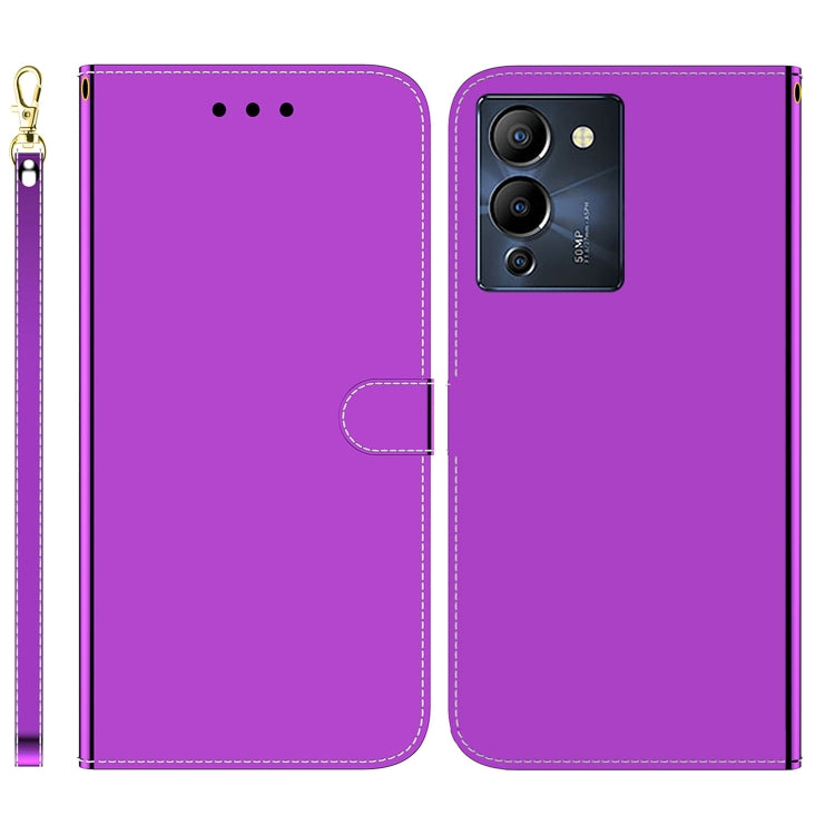 For Infinix Note 12 G96/X670 Imitated Mirror Surface Horizontal Flip Leather Phone Case
