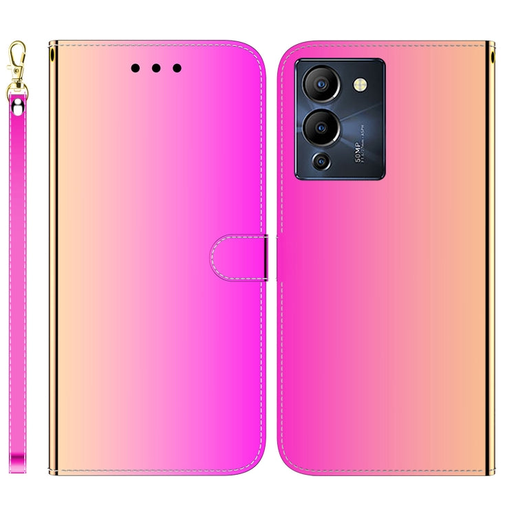 For Infinix Note 12 G96/X670 Imitated Mirror Surface Horizontal Flip Leather Phone Case