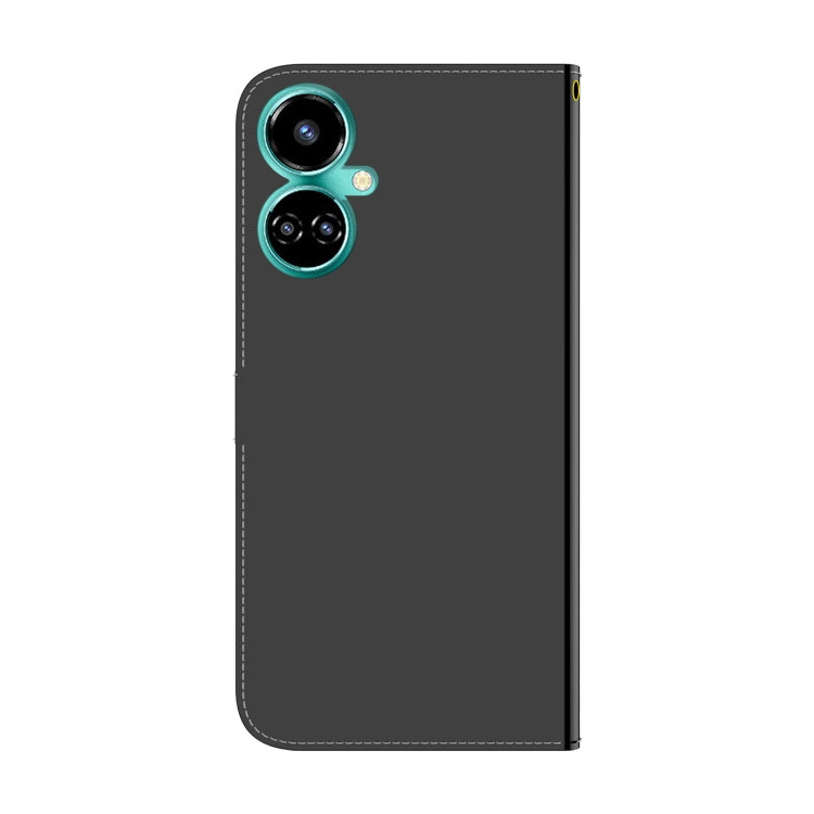 For Tecno Camon 19 Imitated Mirror Surface Horizontal Flip Leather Phone Case