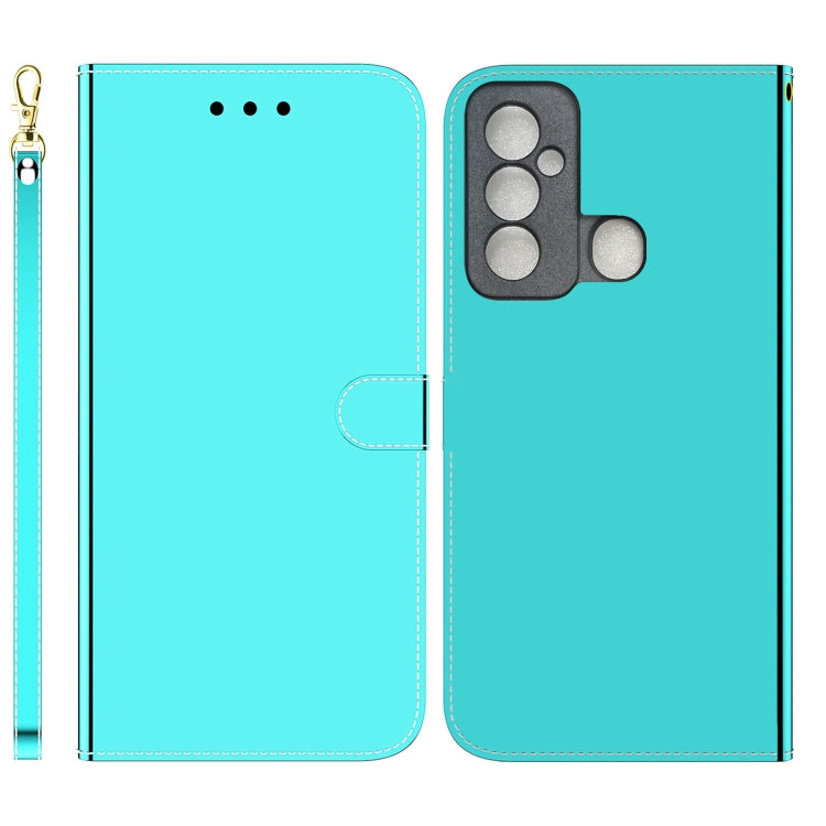 For Tecno Spark 6 GO Imitated Mirror Surface Horizontal Flip Leather Phone Case