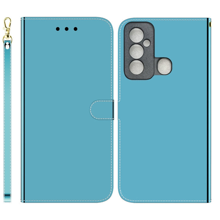 For Tecno Spark 6 GO Imitated Mirror Surface Horizontal Flip Leather Phone Case