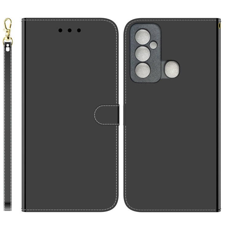 For Tecno Spark 6 GO Imitated Mirror Surface Horizontal Flip Leather Phone Case