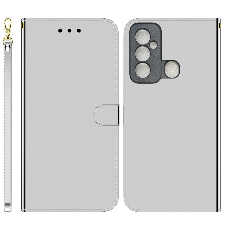 For Tecno Spark 6 GO Imitated Mirror Surface Horizontal Flip Leather Phone Case