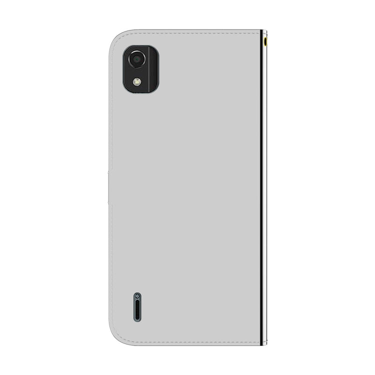 For Nokia C2 2nd Edition Imitated Mirror Surface Horizontal Flip Leather Phone Case