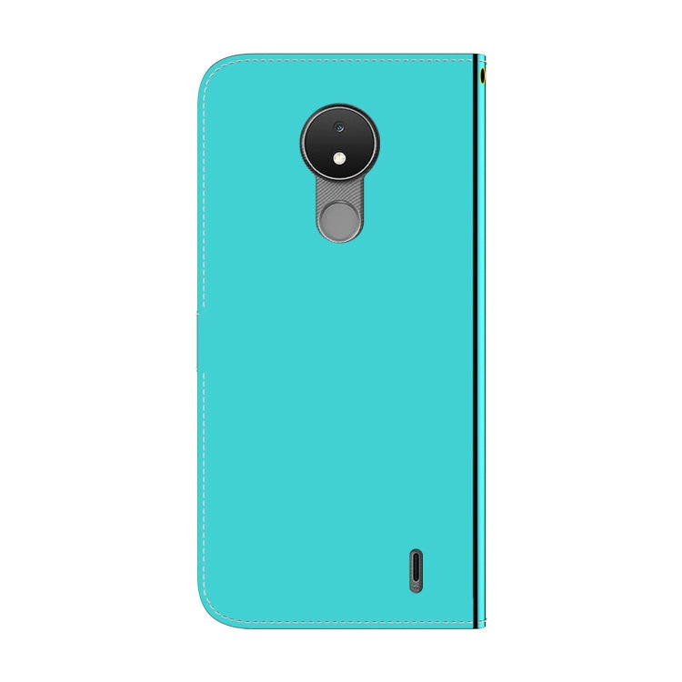 For Nokia C21 Imitated Mirror Surface Horizontal Flip Leather Phone Case