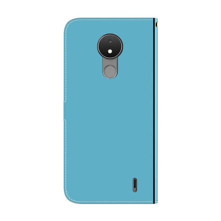 For Nokia C21 Imitated Mirror Surface Horizontal Flip Leather Phone Case