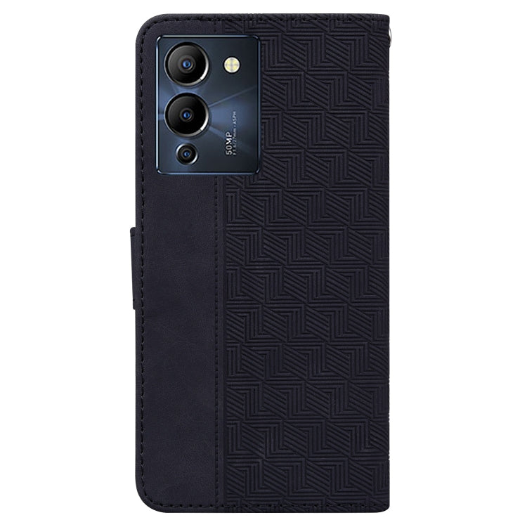 For Infinix Note 12 G96/X670 Geometric Embossed Leather Phone Case