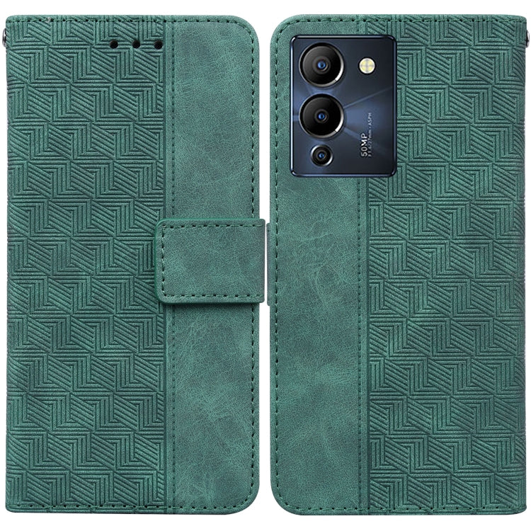 For Infinix Note 12 G96/X670 Geometric Embossed Leather Phone Case
