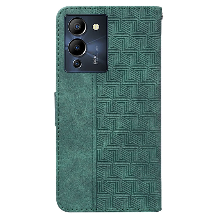 For Infinix Note 12 G96/X670 Geometric Embossed Leather Phone Case