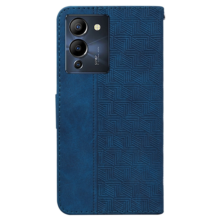For Infinix Note 12 G96/X670 Geometric Embossed Leather Phone Case