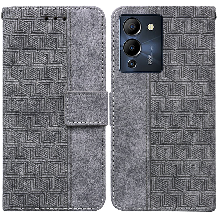 For Infinix Note 12 G96/X670 Geometric Embossed Leather Phone Case