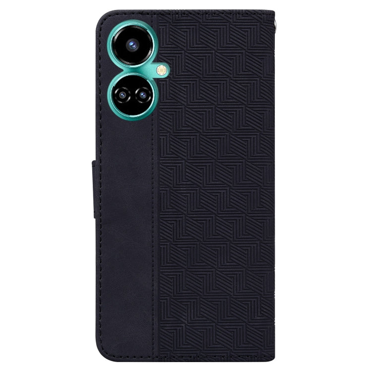 For Tecno Camon 19 Geometric Embossed Leather Phone Case