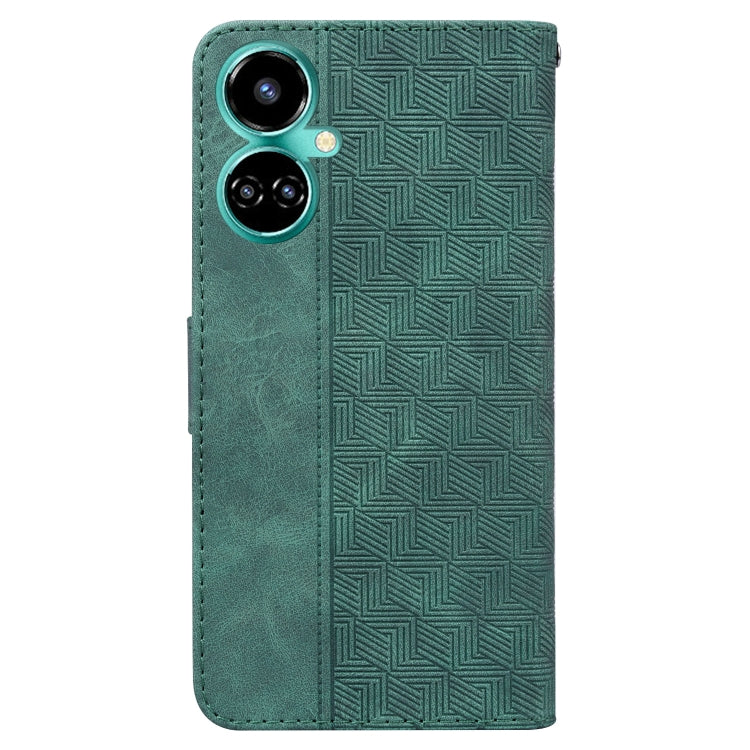 For Tecno Camon 19 Geometric Embossed Leather Phone Case