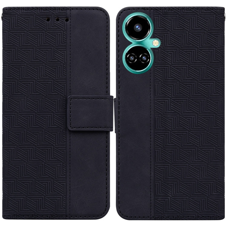 For Tecno Camon 19 Pro 5G Geometric Embossed Leather Phone Case